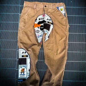 Custom Carhartt khaki pants